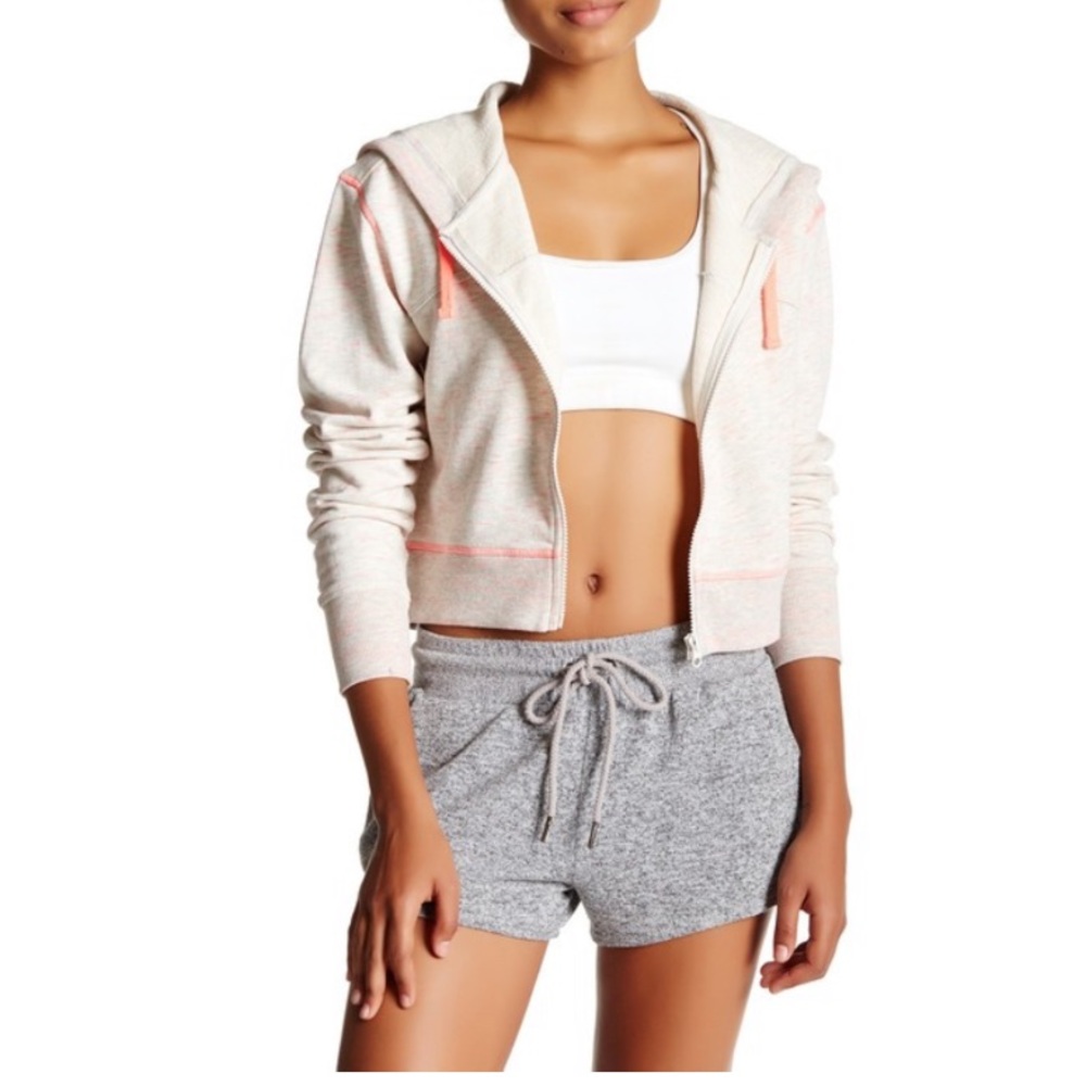 Z by Zella Hangtime Zip Cropped Hoodie Sweatshirt XL